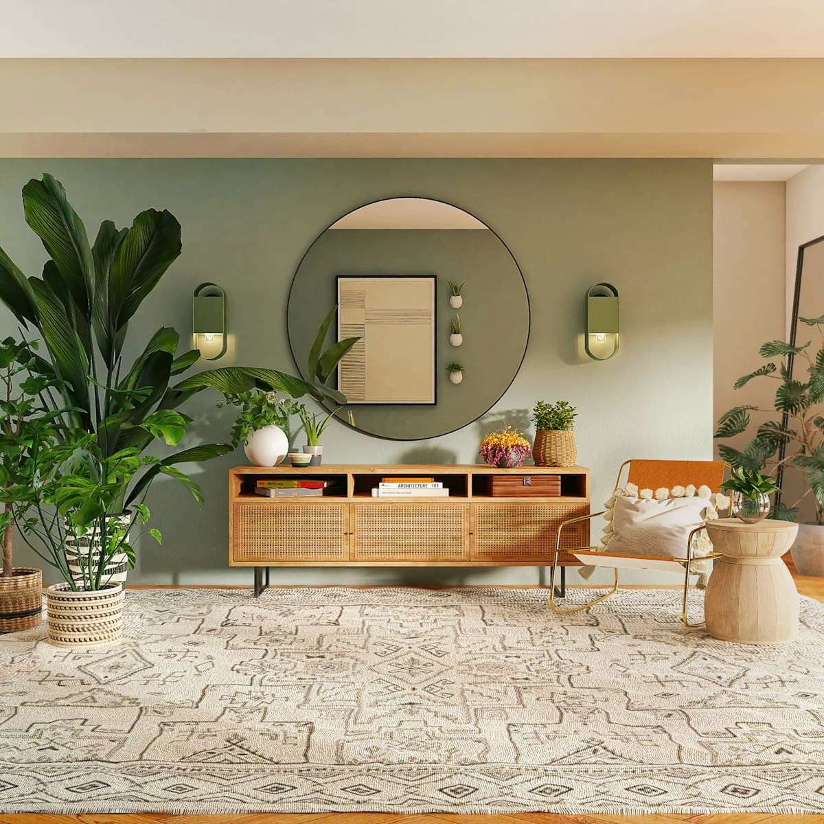 Pristine living room